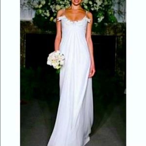 Stunning Carolina Herrera Designer Wedding Dress